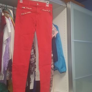 J Brand Red Jeans